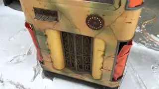 1930's Wurlitzer jukebox wood cabinet variations