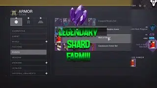 NEW LEGENDARY SHARD FARM!!! - Destiny 2