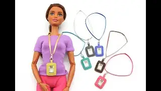 DIY Miniature Craft - Mini ID Tag for Dolls