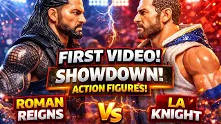 Roman Reigns VS LA Knight Action Figure