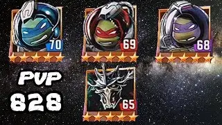 TMNT Legends PVP 828 - Leonardo Space / Raphael Space / Donatello Space / Super Shredder