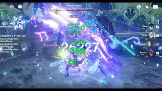 Razor Physical Hyperbloom Vs Magu Kenki 28secs. Abyss 3.5 - Floor 12-2-1.