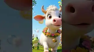 ✨ गैया गैया &ndash;(Part-1) Magical Cow Adventures in Green Forest! 🐄🌈 | Fun Hindi Rhyme for Kids ✨