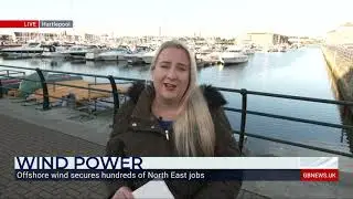 GB News&rsquo; Reporter, Rachel Sweeney, gives the latest as offshore wind secured hundreds of jobs