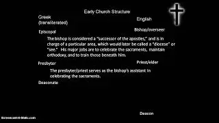 REL 100 Christianity First 100 Years Part VI