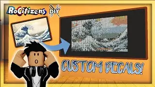 RoCitizens: How to Make CUSTOM Decals! (VOICE REVEAL) [DIY Tutorial]