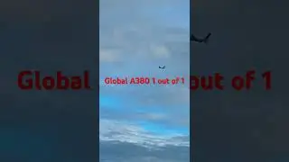 Global A380 1 out of 1 (Ultra Rare) #jumbojet