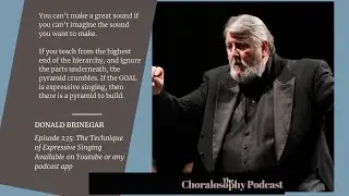 How to Teach Expressive Singing with Donald Brinegar