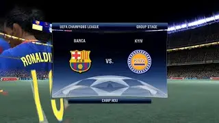 Uefa Champions League Match Barcelona Vs Kyiv #barcelona #easports #bola #subscribe 