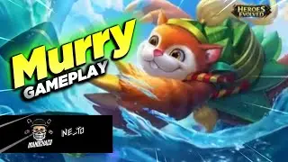 MURRY GAMEPLAY 🐿️ NEW HERO &bull; HEROES EVOLVED MOBILE 💥