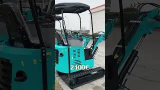 Chinese compact excavators are being prepared for shipment. #miniexcavator