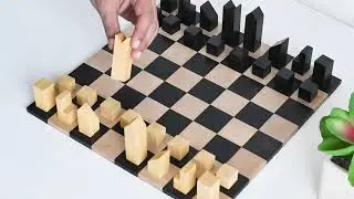 1966 Lanier Graham Reproduced Minimalist Chess set | Chessbazaar&reg;
