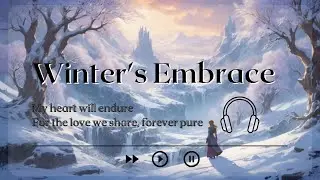 Winter's Embrace  [Official Video Lyrics] | pop, lofi, guitar,  drum,  bass