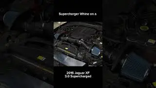 With the Mina Gallery cold air intakes. No tune stock exhaust #jaguar #supercharger #cars #x260