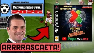 A IA AGORA NARRA O NOME DOS JOGADORES!⚽ LIGA MX 2025 🔝 WINNING ELEVEN 2002 DE PS1 ATUALIZADO! 🎮