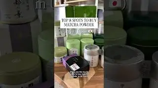 where to find matcha powder in japan 🇯🇵 #matcha #uji #matchashortage #marukyukoyamaen #japan