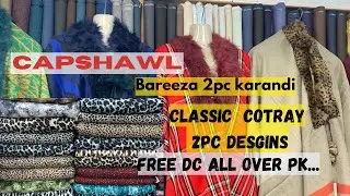 CapShawls |Amazing Desgin Of 2pc Cotray |Karandi 2pc | All Over Delivery Free|Khan Variety Lalkurti