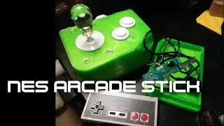 NES Arcade Stick - DIY 3D printed arcade stick box for full size arcade hardware