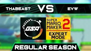 Thabeast721 vs EricVanWilderman | Regular Season | GSA SMM2 Expert Mode Speedrun League DB Season 3
