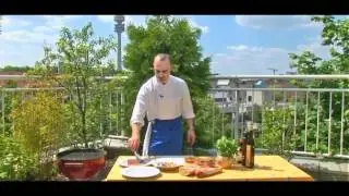 Costata di manzo con insalata di patate all´ italiana