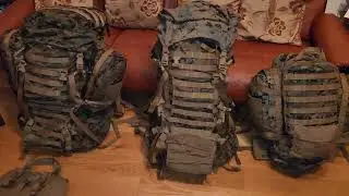 These are 3 of my USMC ILBE Recon packs.