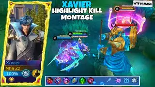XAVIER HIGH DAMAGE KILL MONTAGE #1 | MOBILE LEGENDS