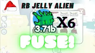 What happens if you fuse 6 Rainbow Jelly Alien? | Pet Simulator X - Christmas UPDATE
