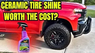 Basic Tire Shine vs Ceramic Tire Shine Comparison