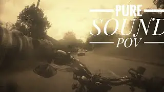 Pure Sound POV - Triumph Custom with an SP Engineering Exhaust #gopro #onboard