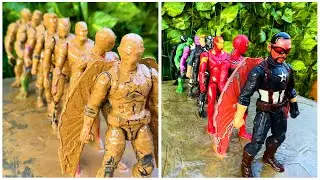 Cleaning Superheroes from Clay & Spot the Difference Challenge &ndash; Test Your Focus Daily!
