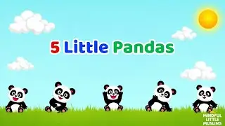 5 Little Pandas | Nursery Rhyme