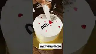 secret message cake tutorial #cake #newsong  #secret