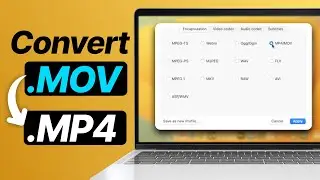 Quicktime в MP4 | Как конвертировать MOV в MP4 на Mac | Цель Apple