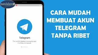 CARA DAFTAR TELEGRAM UNTUK PEMULA - Membuat Akun Telegram
