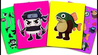 Welcome to the Lil&rsquo; Stickie Channel! Ninja Stickers & Funky Fish Stickers | Pure Music for Healing.