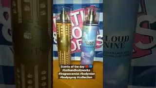 Scents of the day ❤️ #bathandbodyworks #bodymist #fragrancemist #bodycare #collection