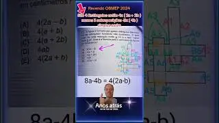 Revendo OBMEP 2024#matematica #anosatr&aacute;s