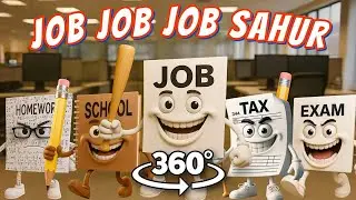 All JOB JOB JOB SAHUR Family Italian Brainrot Animals Meme 360&deg; VR