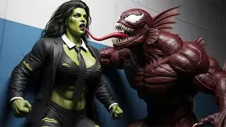 She-Hulk VS Venom: The Gamma Brain vs The Symbiote Brawn (Who Actually Wins?)