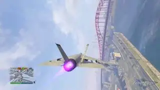 how to fly a GTA 5 hydra with a missing wing
