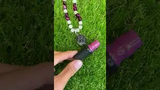 Персональный мундштук Personalka Epoxy Stone с бусами ST052