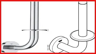 Great product -  GROHE 40385001 Essentials Wall-Mounted Spare Toilet Paper Holder, Starlight Chrome