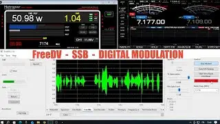 FreeDV - SSB  DIGITAL MODULATION (software per la trasmissione di fonia digitale in banda laterale)