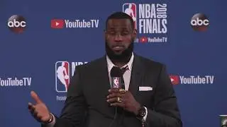 LeBron James Postgame Interview |  Cavaliers vs Warriors NBA Finals Game 1