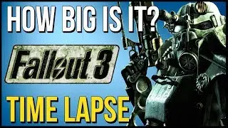 How Big Is Fallout 3? | A Time Lapse Walk Across the Capital Wasteland | #47