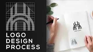 MonoGram Logo Design Process From Start To Finish Adobe Illustrator 2020| Usman GFX | #logodesign