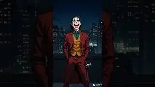 Laughing from the Heights. #laugh #joker #night #AI #indonesia #creative #createwithai