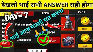 DAY 7 CORRECT ANSWER IN ULTIMATE CHALLENGE EVENT |  ULTIMATE CHALLENGE DAY 7 RIGHT ANSWER