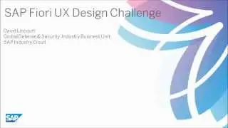 openSAP SAP Fiori UX Design Challenge - Aircraft Acceptance