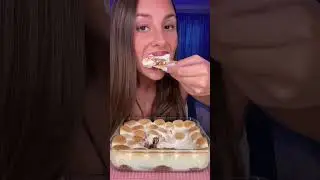 Smores dip mukbang🍫🔥#smoresdip #mukbang #eating #asmr #chocolate #dessertsmukbang #foryou #fyp